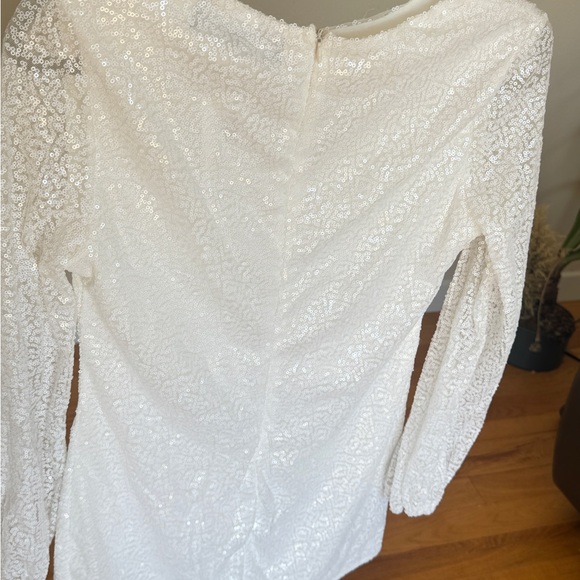 White Sequin Dress - Picture 2 of 6